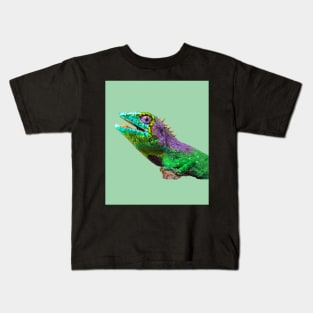 iguana art Kids T-Shirt